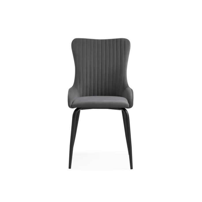 Стул на металлокаркасе Lado gray / black