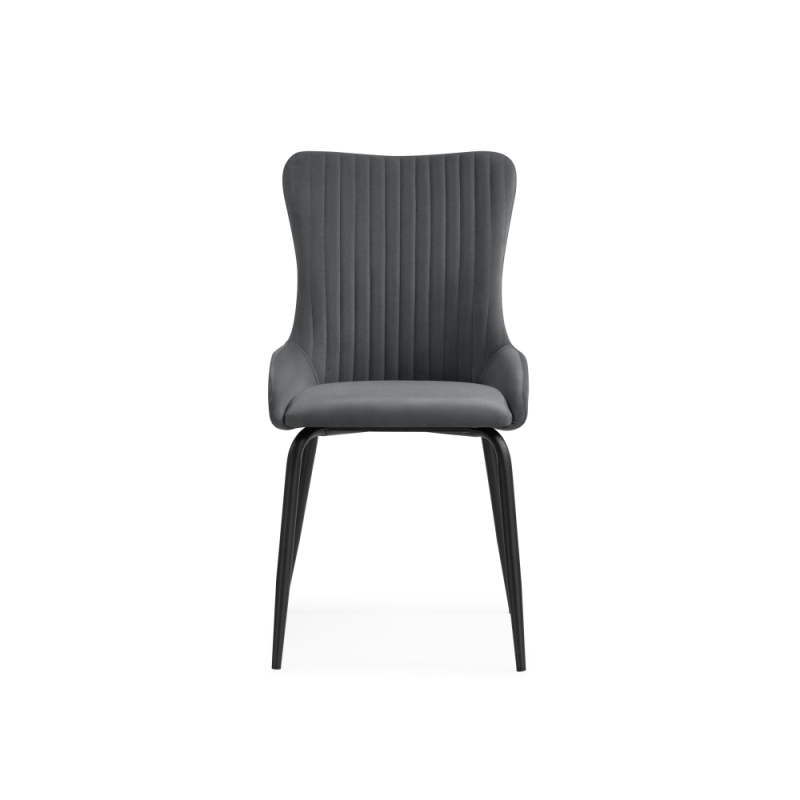 Стул на металлокаркасе Lado gray / black