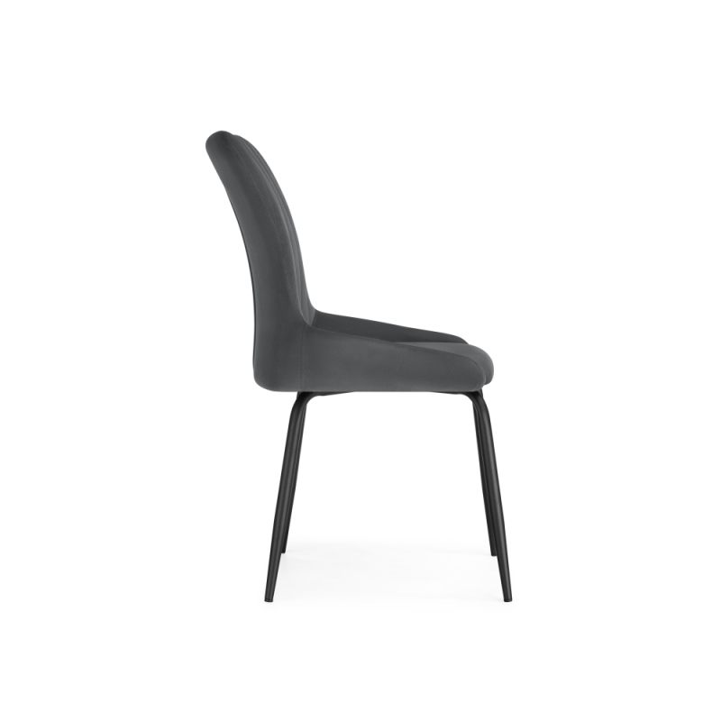 Стул на металлокаркасе Lado gray / black