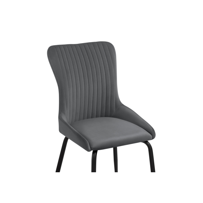 Стул на металлокаркасе Lado gray / black