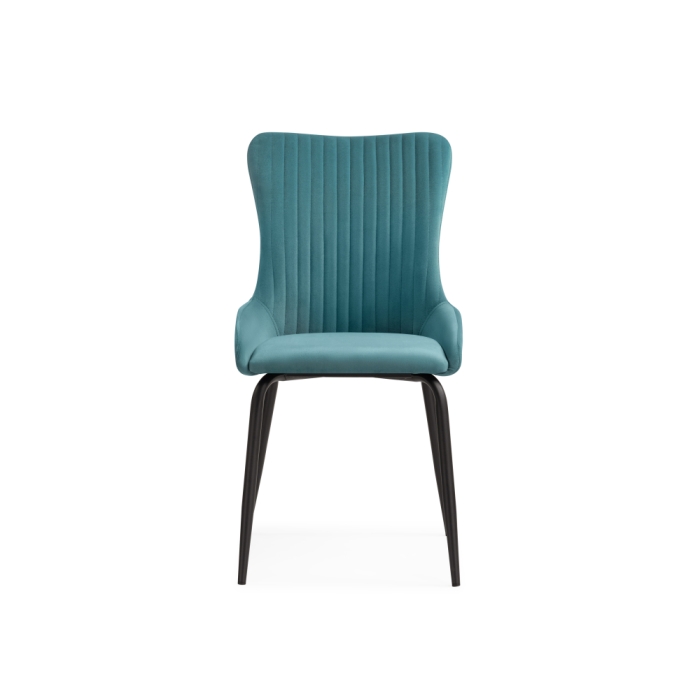 Стул на металлокаркасе Lado green / black