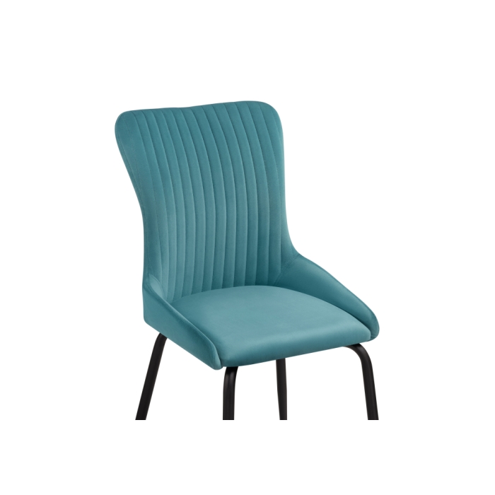 Стул на металлокаркасе Lado green / black