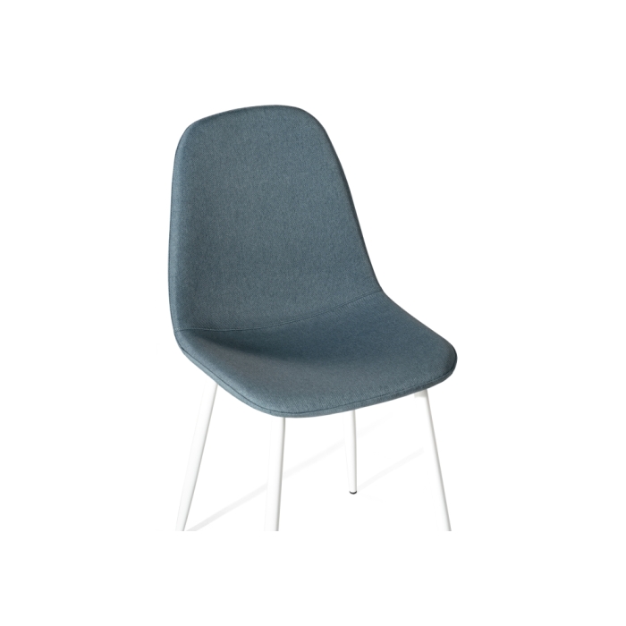 Стул на металлокаркасе Lilu gray / white