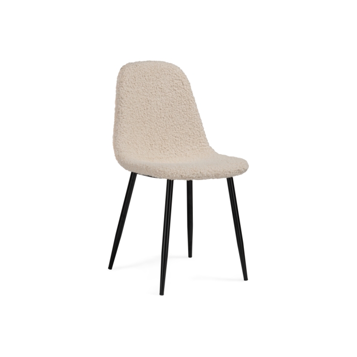 Стул на металлокаркасе Lilu white / black