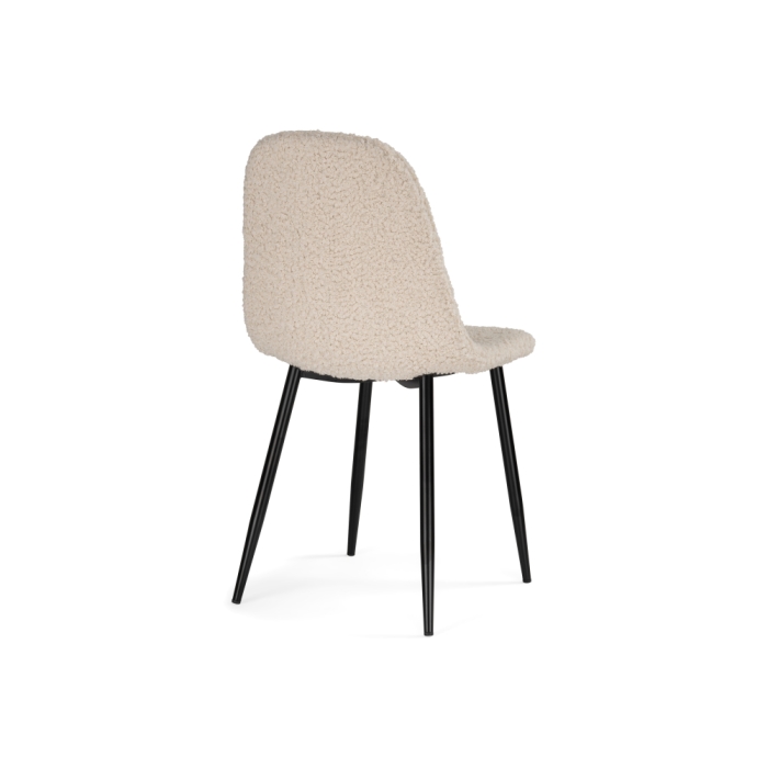 Стул на металлокаркасе Lilu white / black