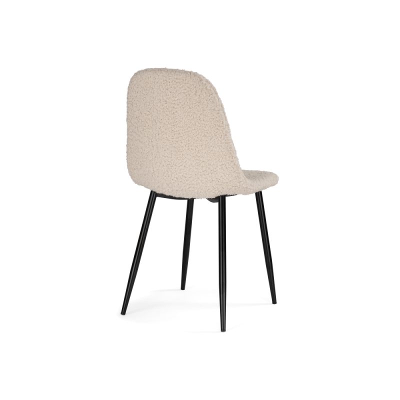 Стул на металлокаркасе Lilu white / black