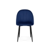 Стул на металлокаркасе Логан синий / черный