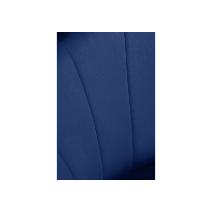 Стул на металлокаркасе Логан синий / черный