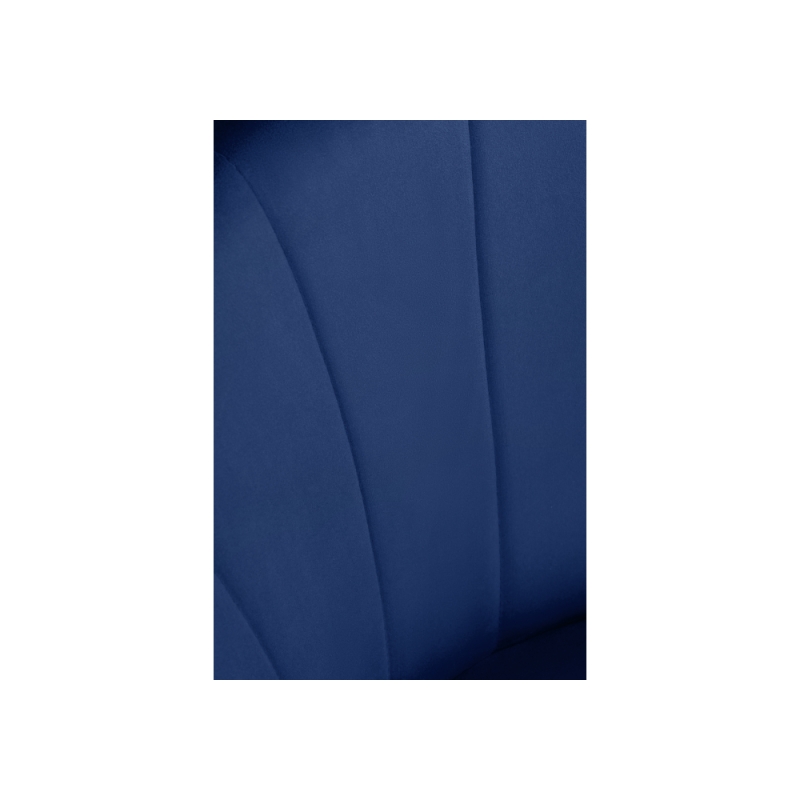 Стул на металлокаркасе Логан синий / черный