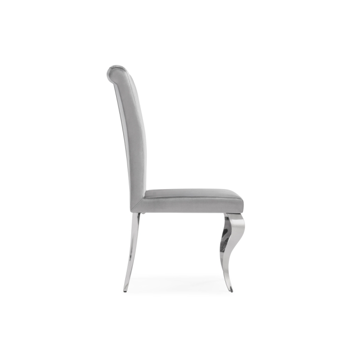 Стул на металлокаркасе Lund dark grey / steel