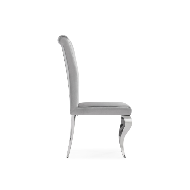 Стул на металлокаркасе Lund dark grey / steel