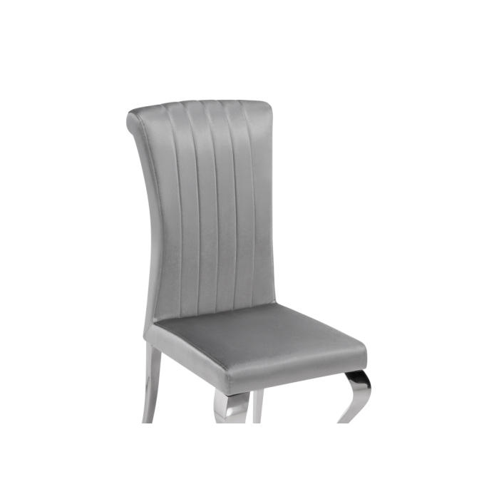 Стул на металлокаркасе Lund dark grey / steel