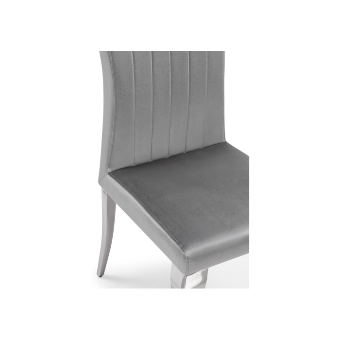 Стул на металлокаркасе Lund dark grey / steel