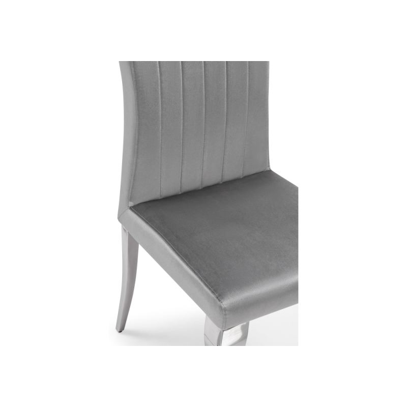 Стул на металлокаркасе Lund dark grey / steel