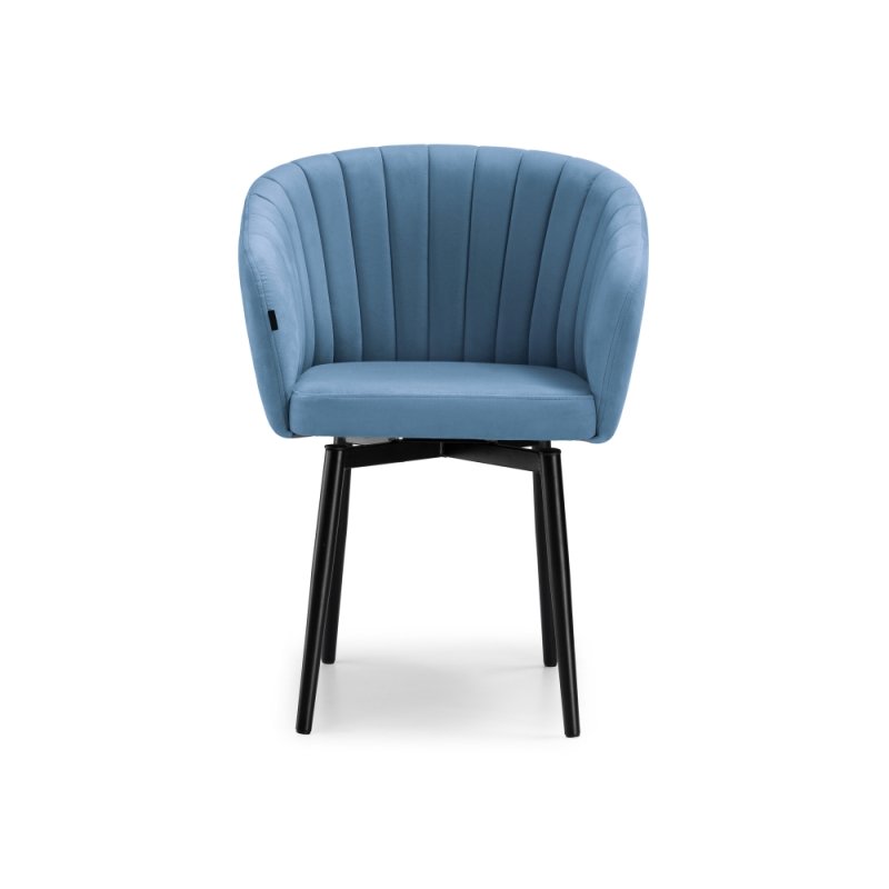 Стул на металлокаркасе Моншау крутящийся velutto 46 / черный