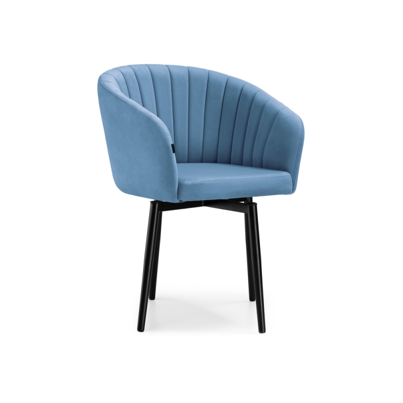 Стул на металлокаркасе Моншау крутящийся velutto 46 / черный