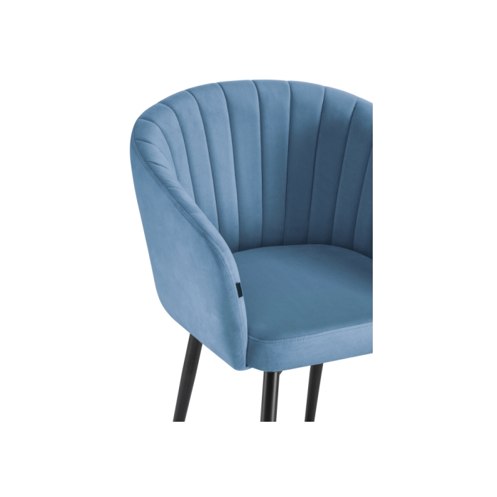 Стул на металлокаркасе Моншау крутящийся velutto 46 / черный