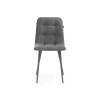 Стул на металлокаркасе Нора темно-серый / серый каркас