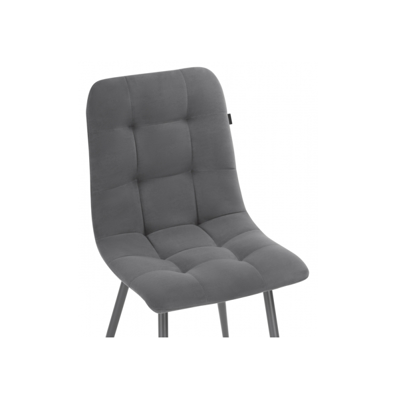 Стул на металлокаркасе Нора темно-серый / серый каркас