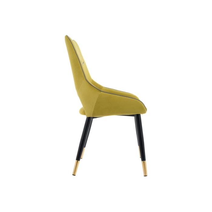 Стул на металлокаркасе Ordal khaki / black