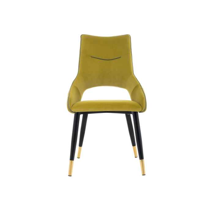 Стул на металлокаркасе Ordal khaki / black