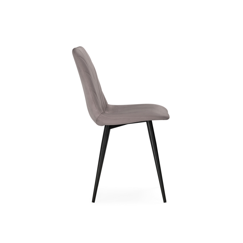 Стул на металлокаркасе Ральф латте / черный