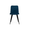 Стул на металлокаркасе Ральф синий / черный
