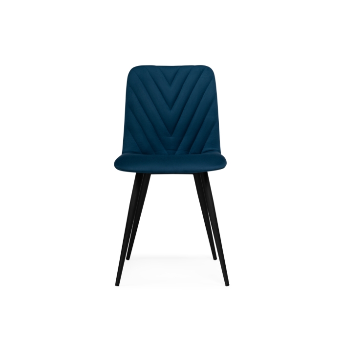 Стул на металлокаркасе Ральф синий / черный