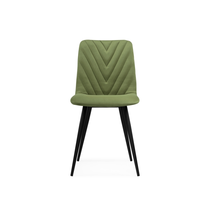Стул на металлокаркасе Ральф зеленый / черный