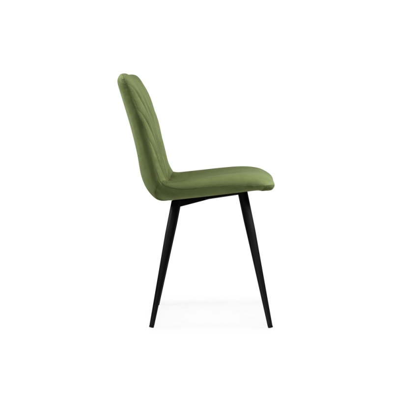 Стул на металлокаркасе Ральф зеленый / черный