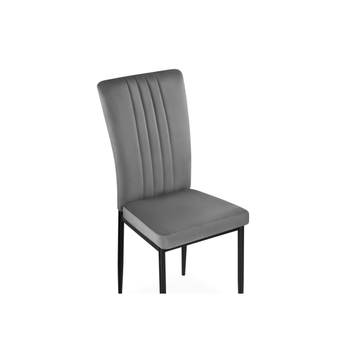 Стул на металлокаркасе Rek dark gray / black