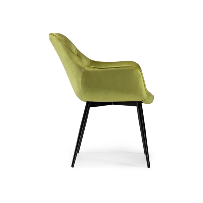 Стул на металлокаркасе Remo khaki / black