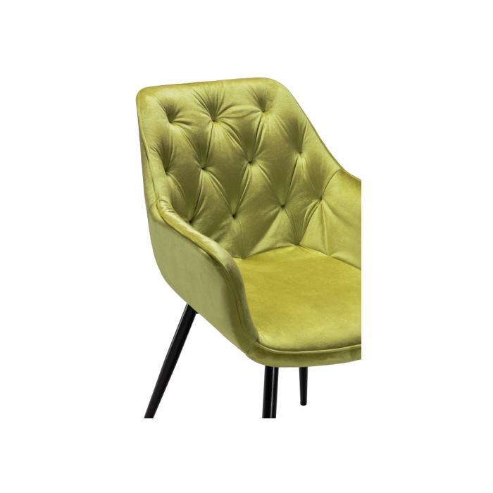 Стул на металлокаркасе Remo khaki / black