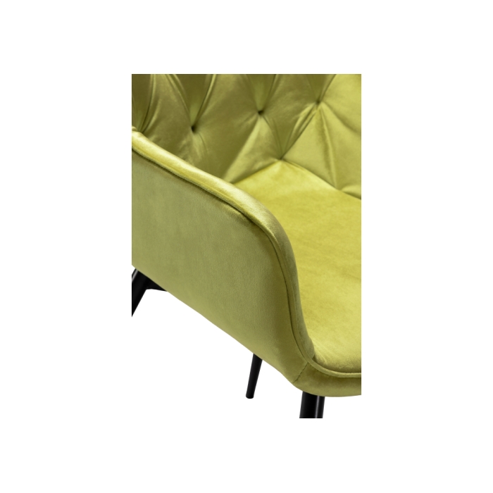 Стул на металлокаркасе Remo khaki / black