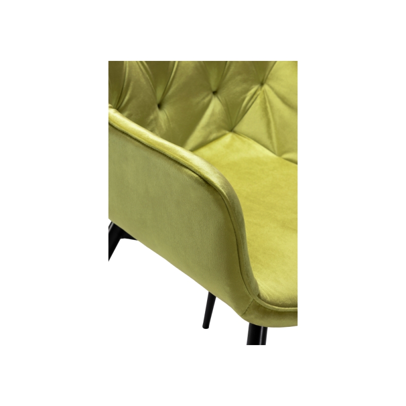 Стул на металлокаркасе Remo khaki / black