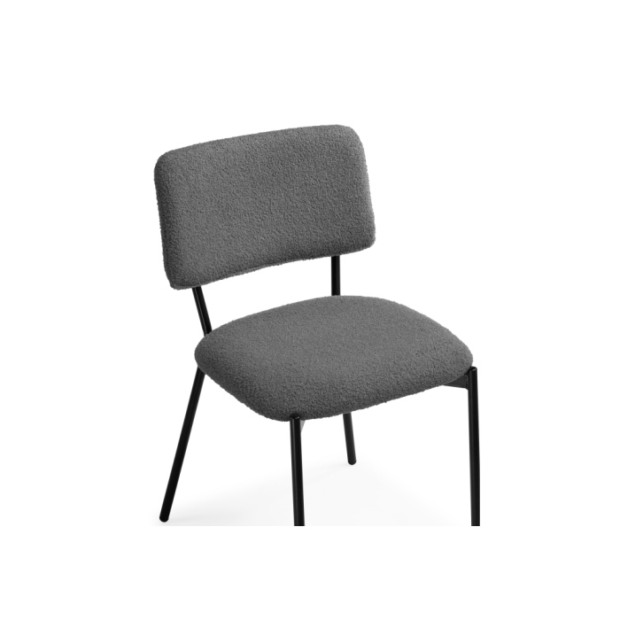 Стул на металлокаркасе Reparo dark gray / black