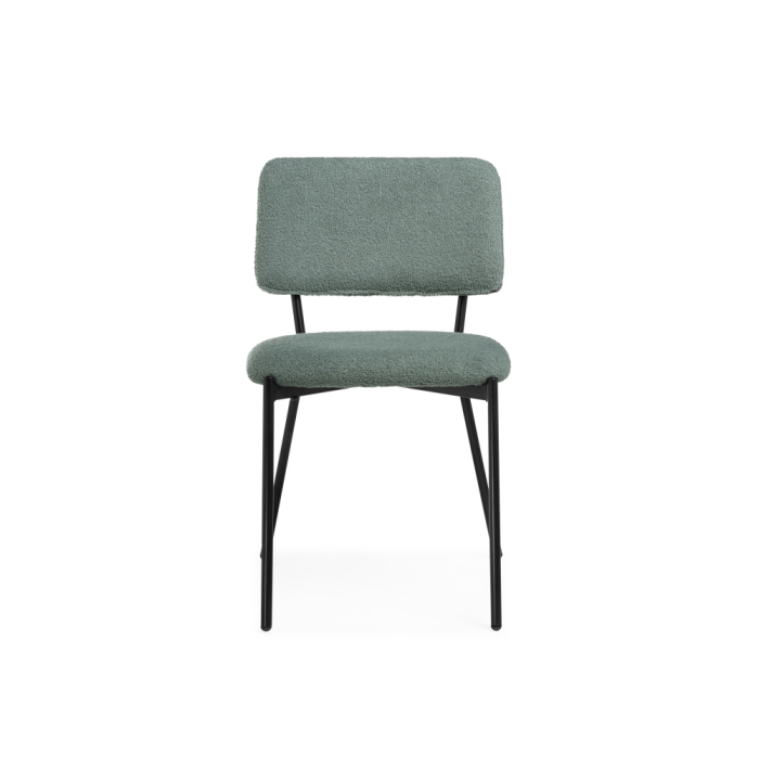 Стул на металлокаркасе Reparo oliva / black