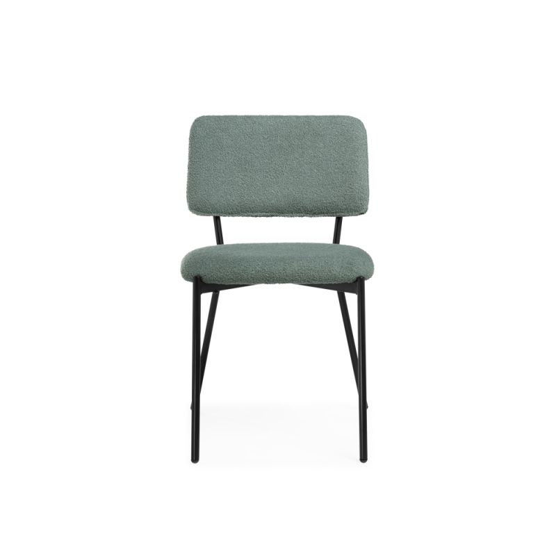 Стул на металлокаркасе Reparo oliva / black