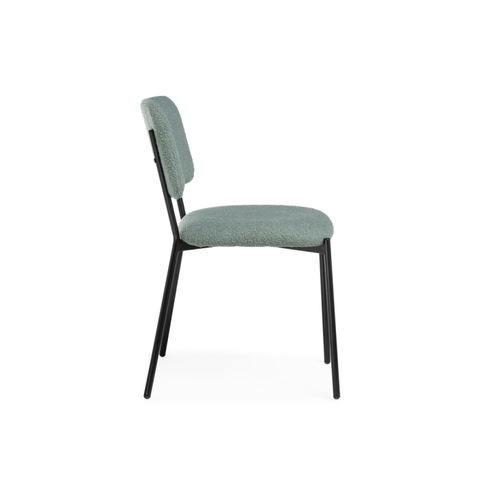 Стул на металлокаркасе Reparo oliva / black