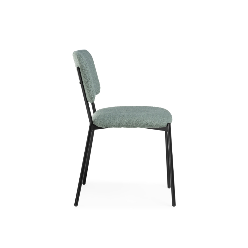 Стул на металлокаркасе Reparo oliva / black