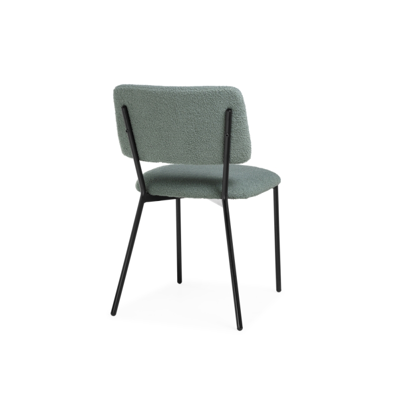 Стул на металлокаркасе Reparo oliva / black