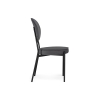 Стул на металлокаркасе Ройс антрацитовый / черный
