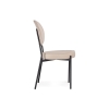 Стул на металлокаркасе Ройс бежевый / черный