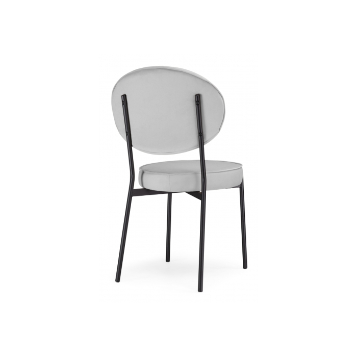 Стул на металлокаркасе Ройс серый / черный