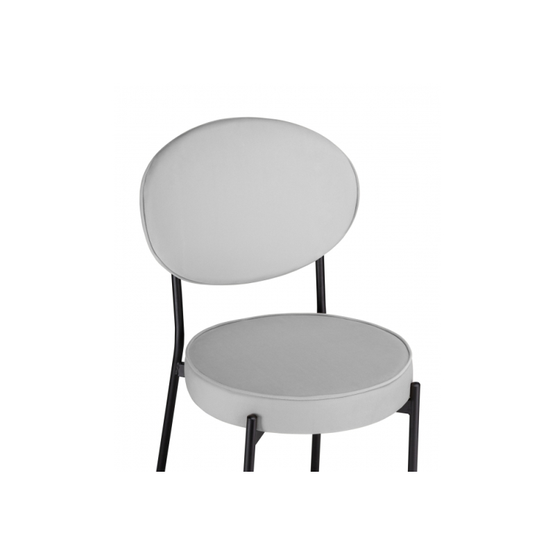 Стул на металлокаркасе Ройс серый / черный