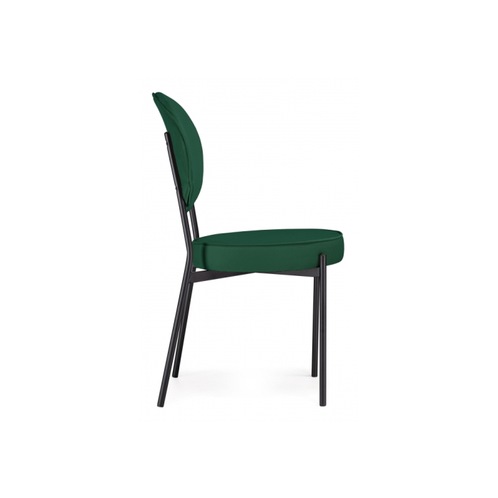 Стул на металлокаркасе Ройс зеленый / черный