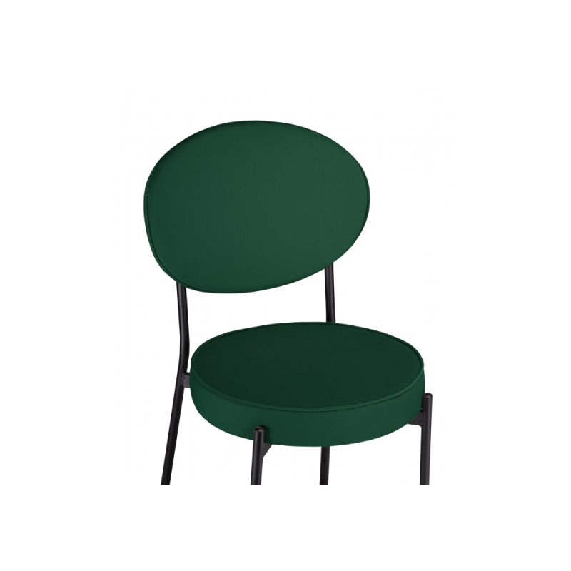 Стул на металлокаркасе Ройс зеленый / черный