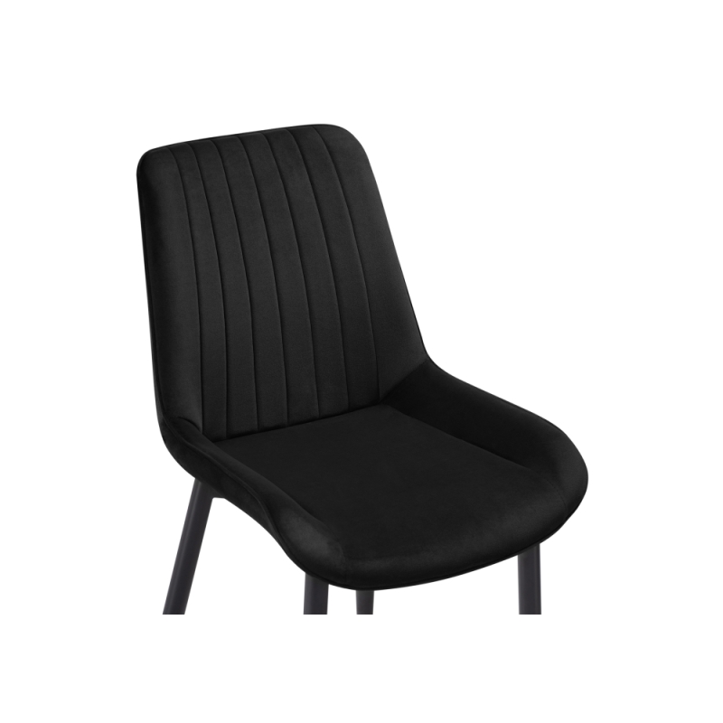 Стул на металлокаркасе Seda 1 black / gold / black