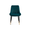 Стул на металлокаркасе Seda 1 green / gold / black