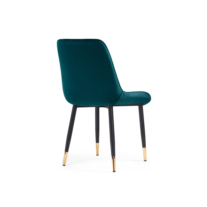 Стул на металлокаркасе Seda 1 green / gold / black